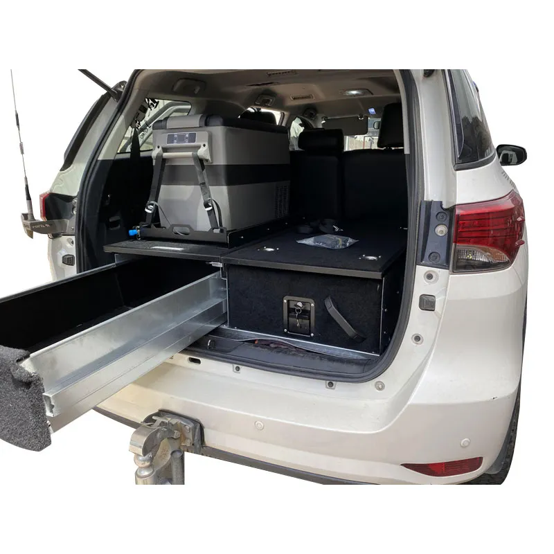 Qual é o objetivo de usar a gaveta traseira do carro?